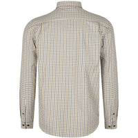 Classic Blue/Classic Brown Check Seeland Mens Oxford Shooting Shirt Back