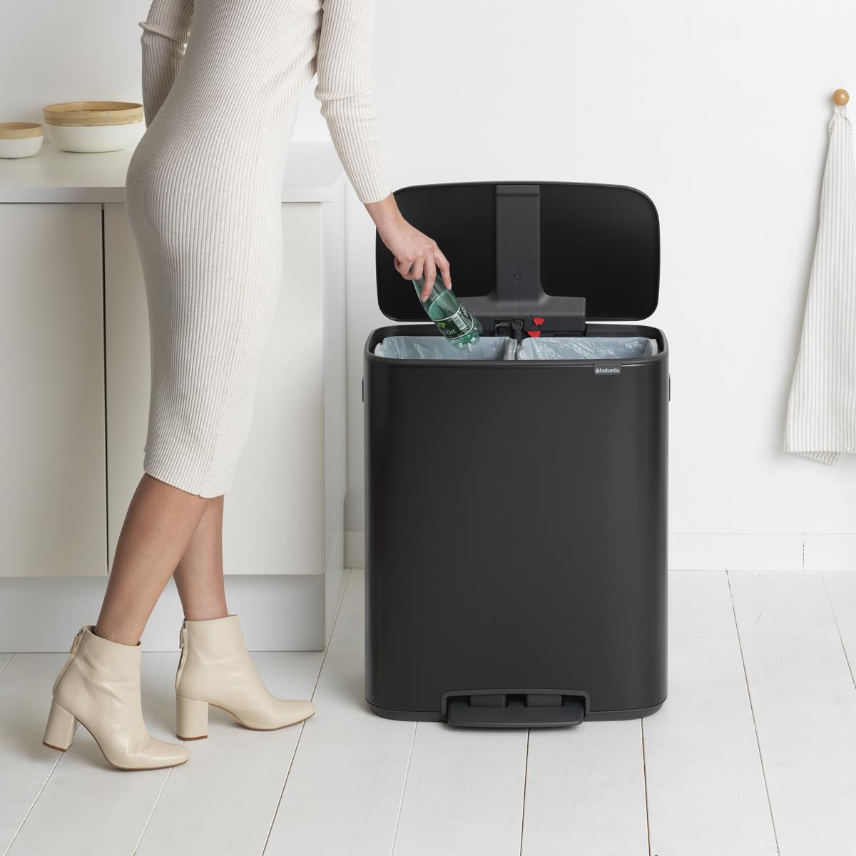 Brabantia Bo Pedal Bin 2x30 Litre