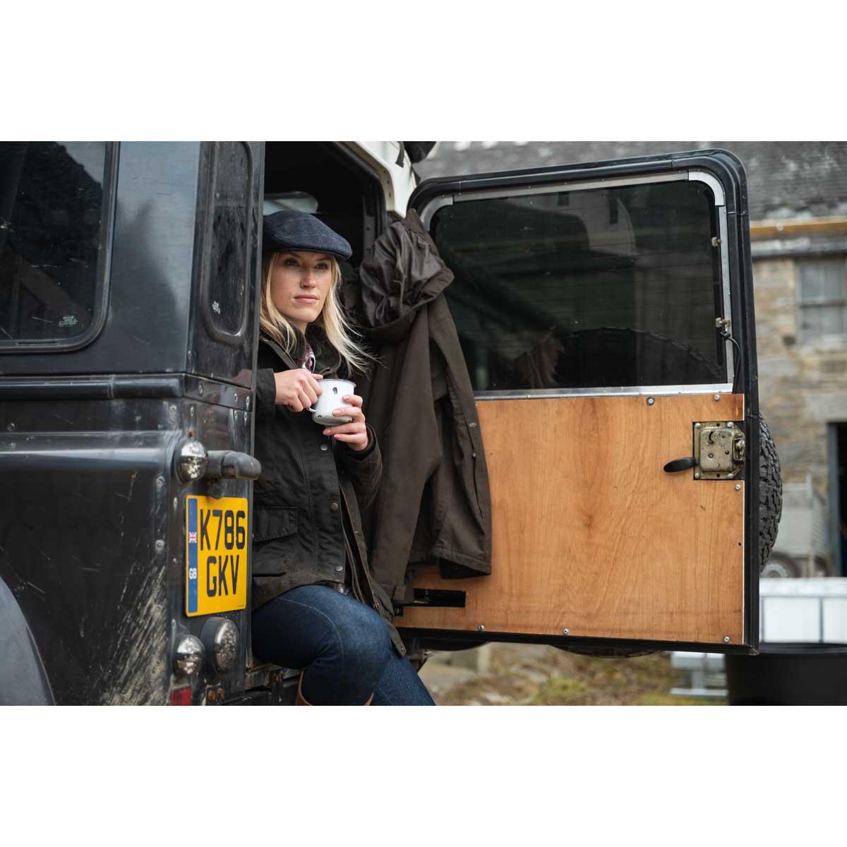 Hoggs of Fife Caledonia Ladies Waxed Jacket