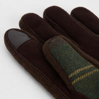 Classic Tartan Barbour Mens Hackney Tartan Gloves Palm