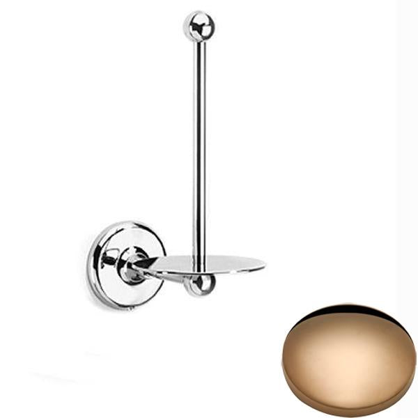 Antique Gold Samuel Heath Novis Spare Toilet Roll Holder N1031