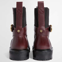MERLOT Barbour Womens Alexandra Boot BACK