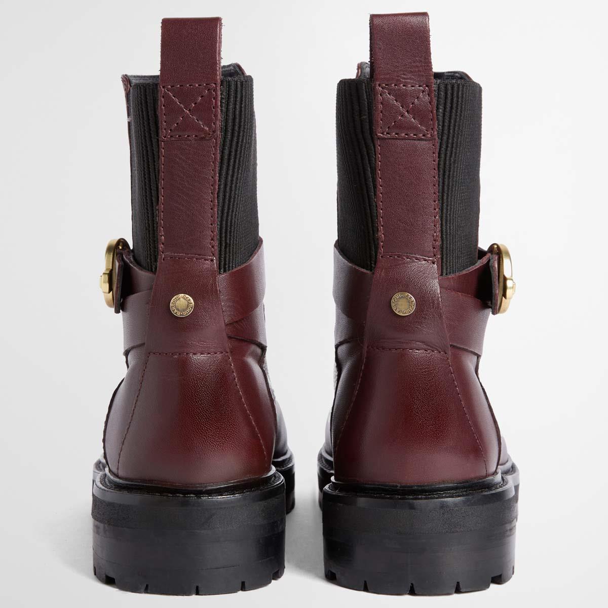 MERLOT Barbour Womens Alexandra Boot BACK