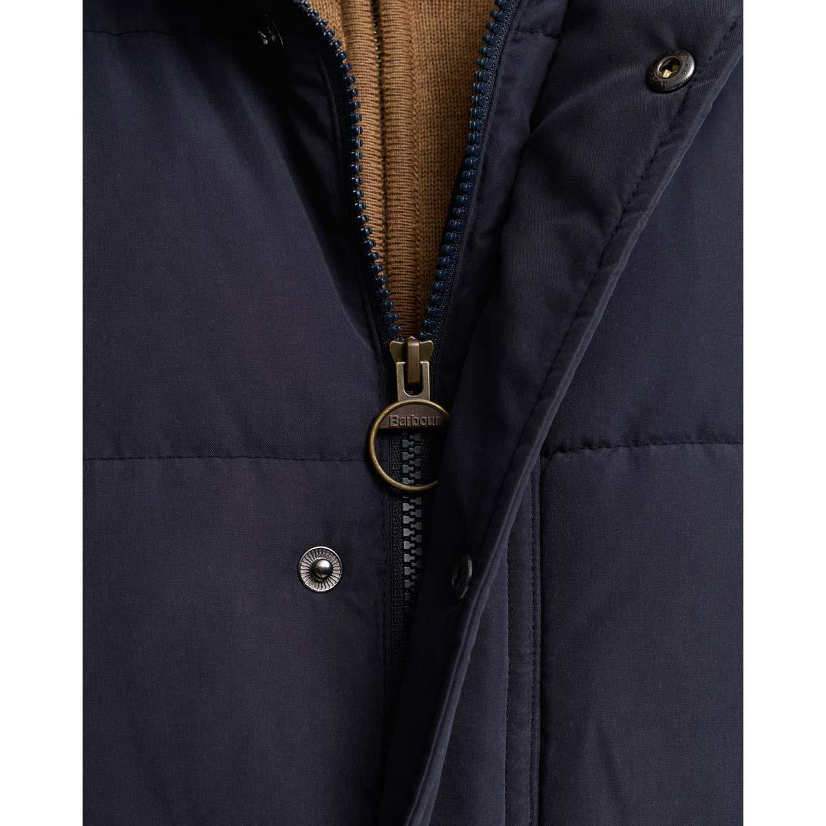 DARK NAVY Barbour Mens Lonnen Gilet ZIP