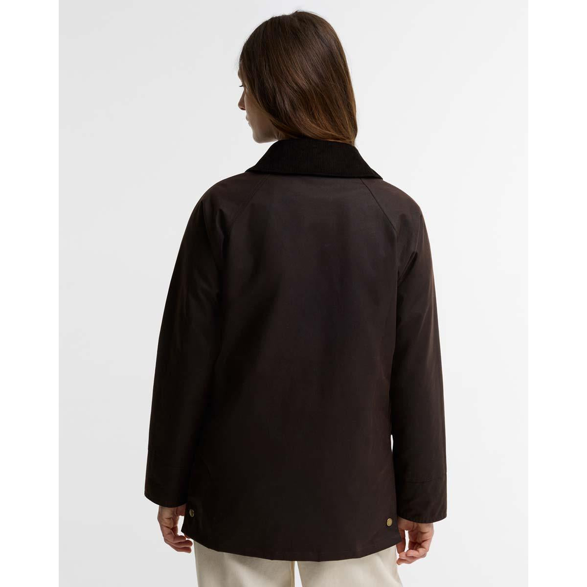 Rustic/Classic Barbour Womens Acorn Wax Jacket BACK