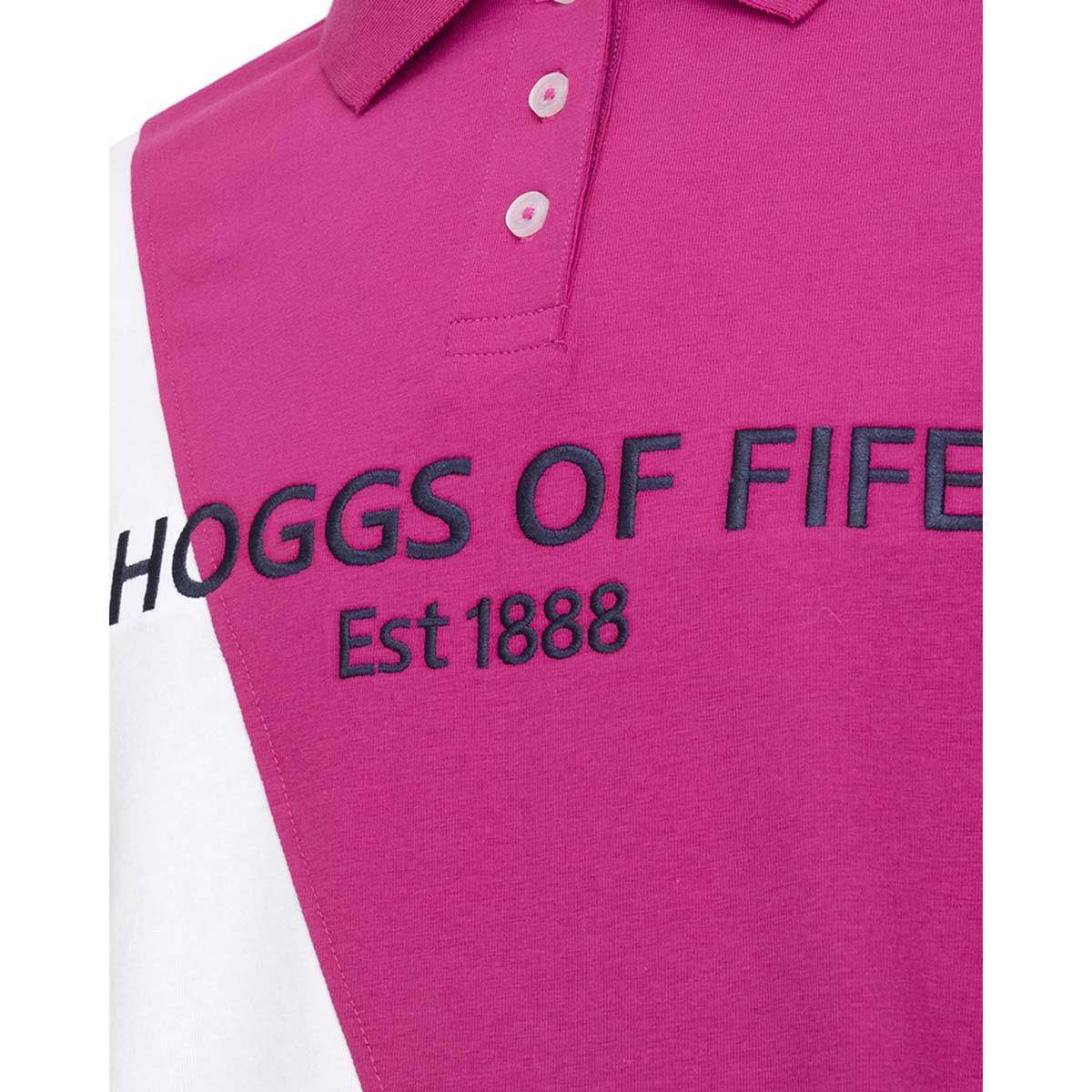 Hoggs Of Fife Womens Abbey Sash Jersey Polo