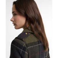 Barbour Womens Cottesmore Checked Wool Coat