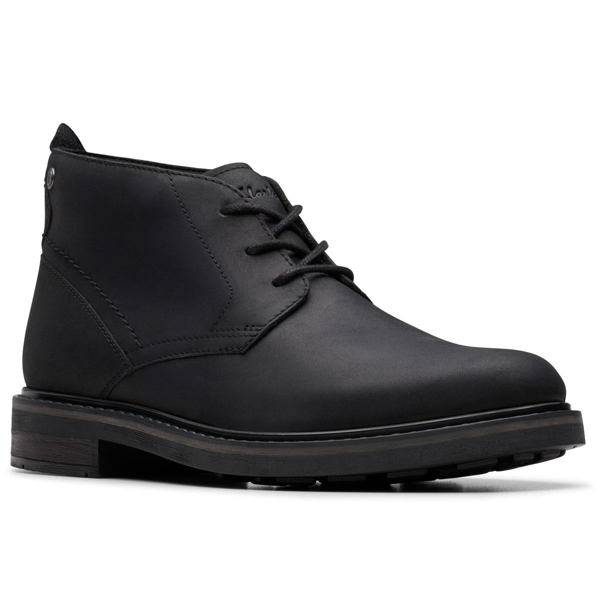 Clarks Mens Newford Mid Chukka Boots