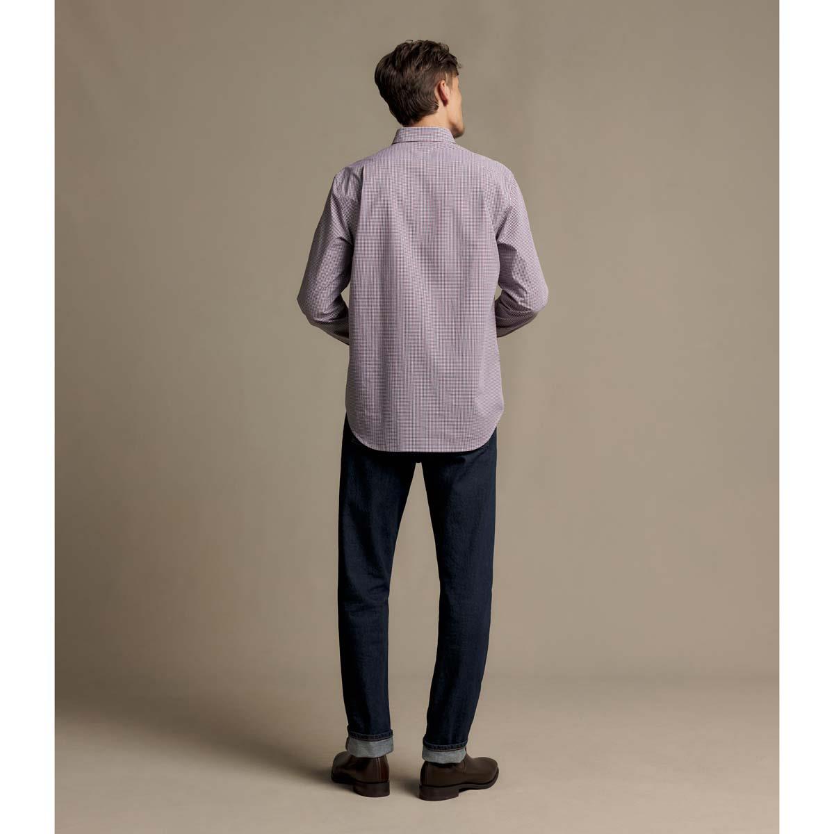 R.M. Williams Mens Whyalla Poplin Check Shirt