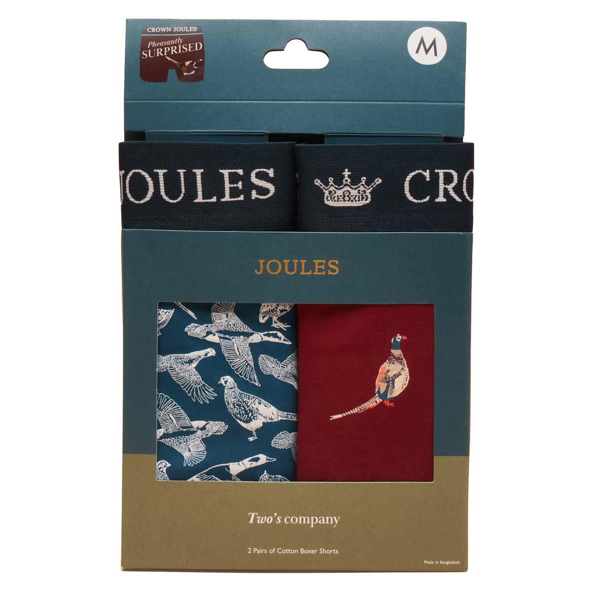 Joules Mens Crown Joules Boxers 2 Pack