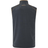 Dark Navy Harkila Mens Sandhem 200 Waistcoat back