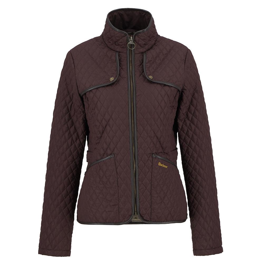 Black Cherry Barbour Womens Dahlia Quilted Jacket