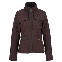 Black Cherry Barbour Womens Dahlia Quilted Jacket