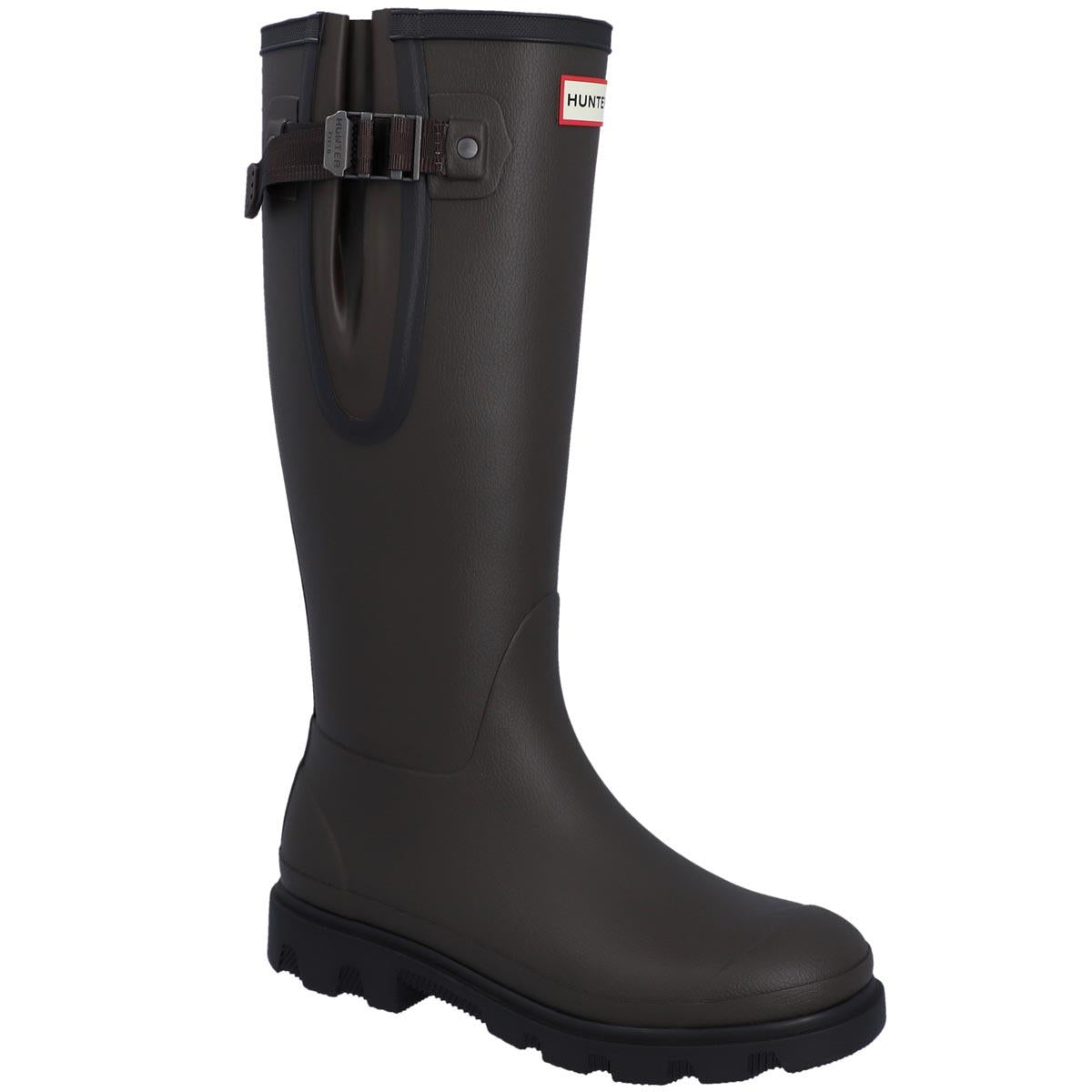 Hunter Unisex Field Downpour Adjustable Boot / Chocolate Brown HFRU0003251-CB / UK 7