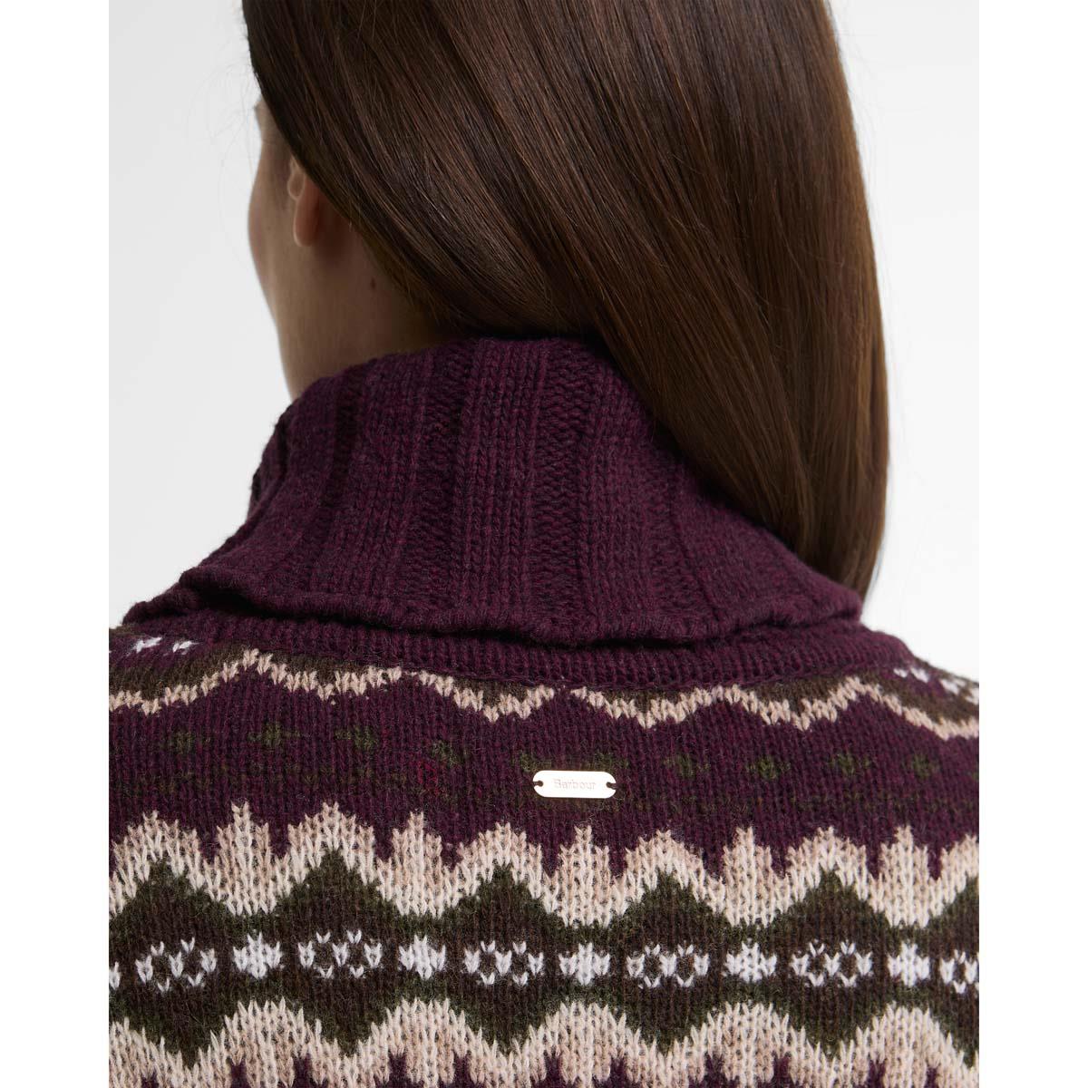 FIG MULTI Barbour Womens Helen Knitted Jumper BACK2
