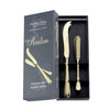 Arthur Price Champagne Avalon Cheese and Butter Knife Set