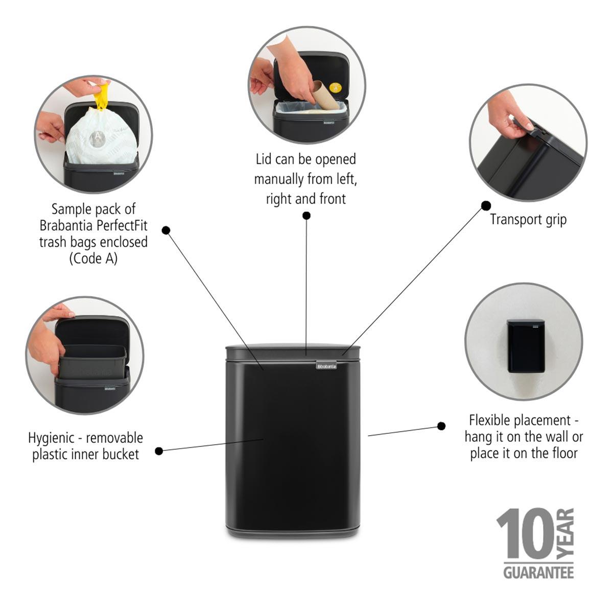 Brabantia Bo Waste Bin 4 Litre
