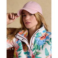 Pink Joules Womens Daley Linen Baseball Cap Lifestyle