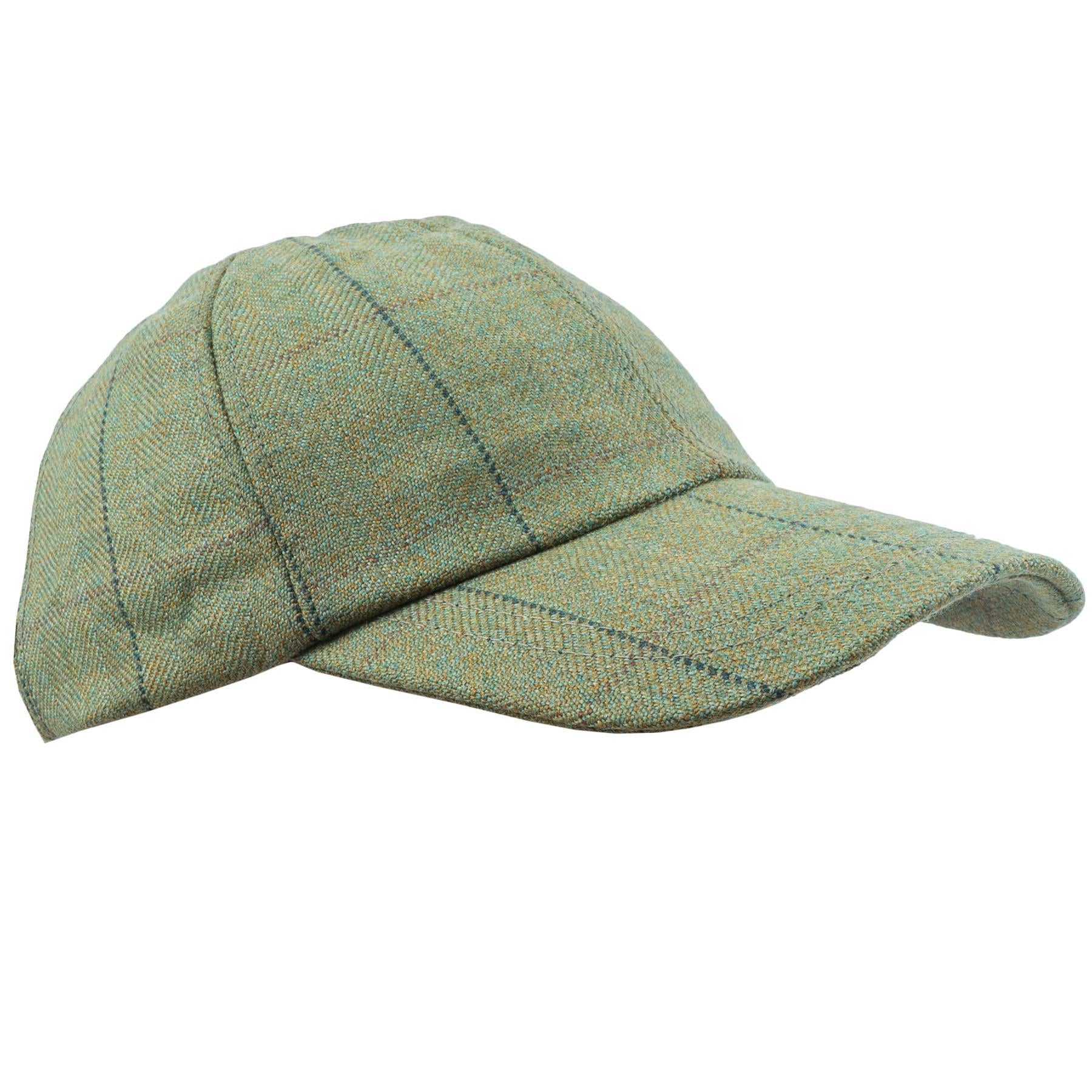 Green Heritage 1845 Unisex Tweed Baseball Style Country Cap
