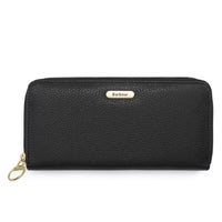 Black Barbour Womens Birch Leather Matinee Purse