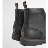 BLACK Barbour Mens Barmoor Brogue Boot TAB