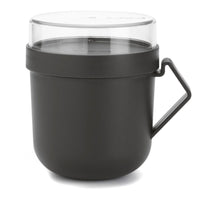 Dark Grey Brabantia Make & Take Soup Mug