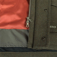 Dunmhor Musto Stretch Technical Gore Tex Tweed Jacket Zip Detail