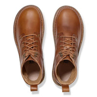 Cognac Birkenstock Bryson Natural Leather Boots Top View