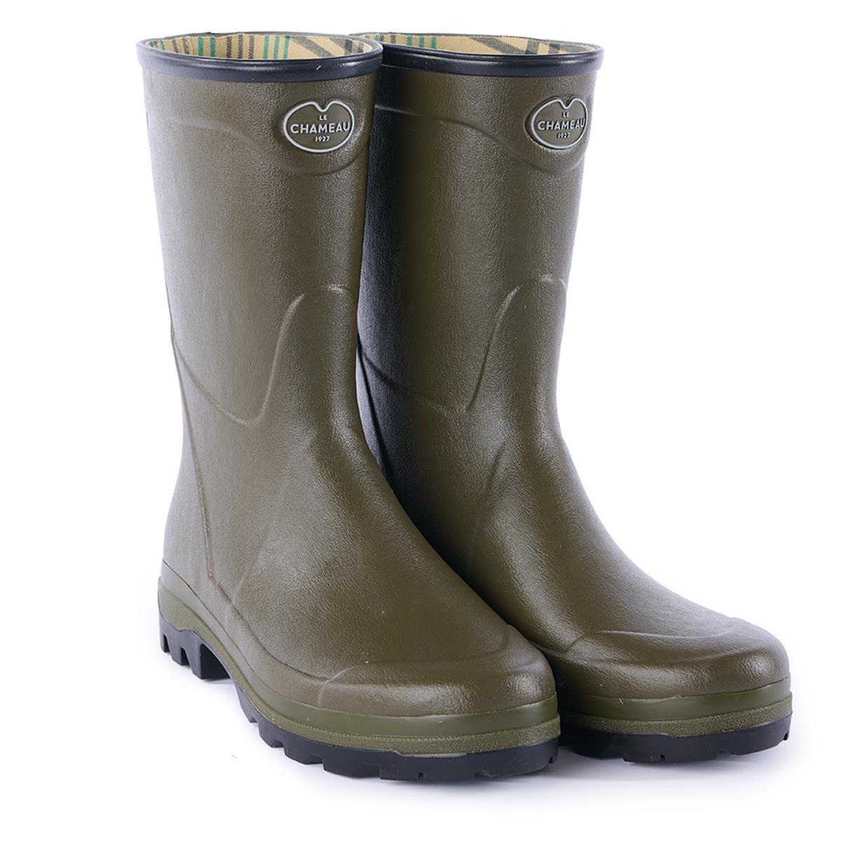 Le Chameau Country Cross Bottillon Boot Vert Chameau