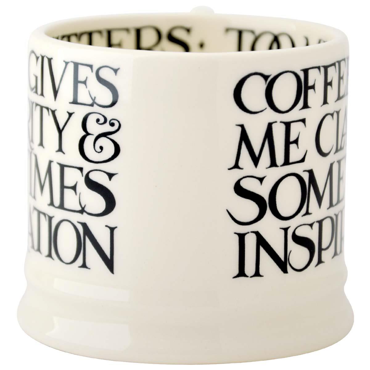 Emma Bridgewater Black Toast Small Mug FRONT