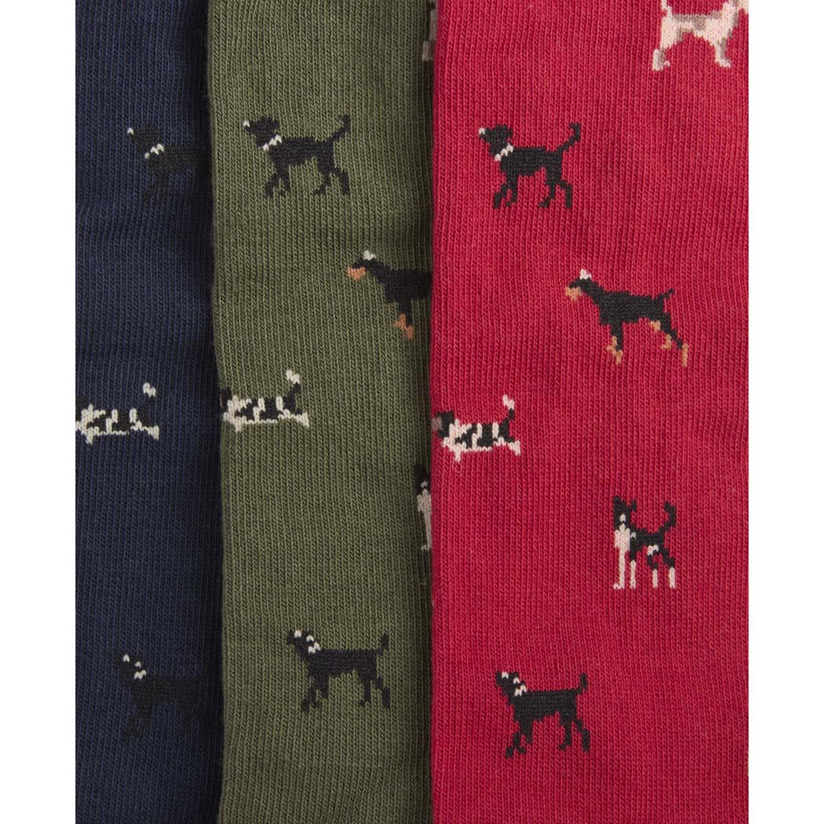 Barbour Mens Dog Sock Gift Set