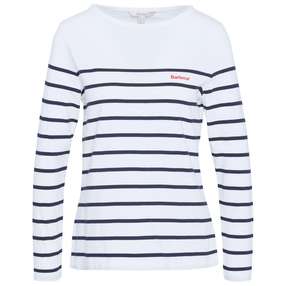 Cloud Stripe Barbour Womens Bradley Top SS25