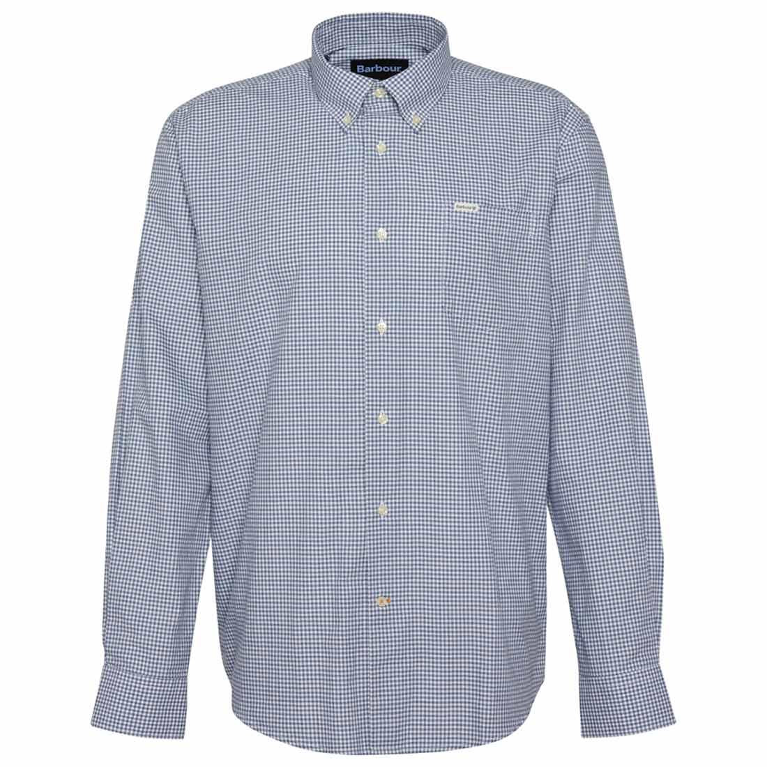 Sky Barbour Mens Finwell Gingham Tailored Fit Shirt