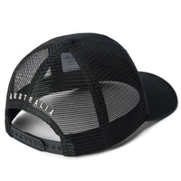 Worker Black R.M. Williams Genuine Longhorn Trucker Cap back