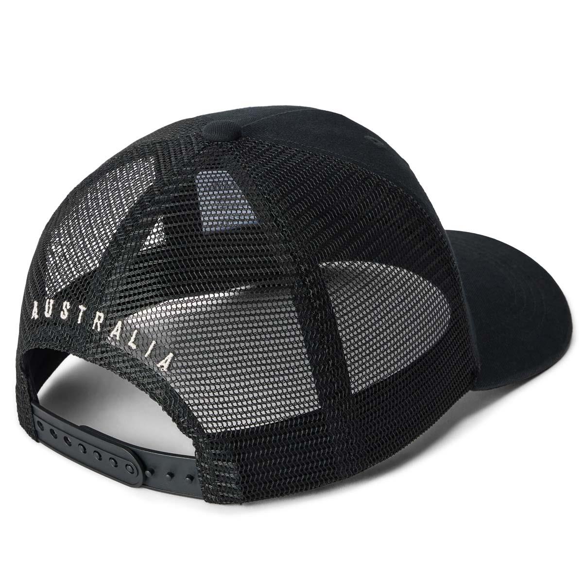 Worker Black R.M. Williams Genuine Longhorn Trucker Cap back
