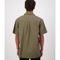 Clover Swanndri Mens Fundamentals S/S Work Shirt Back