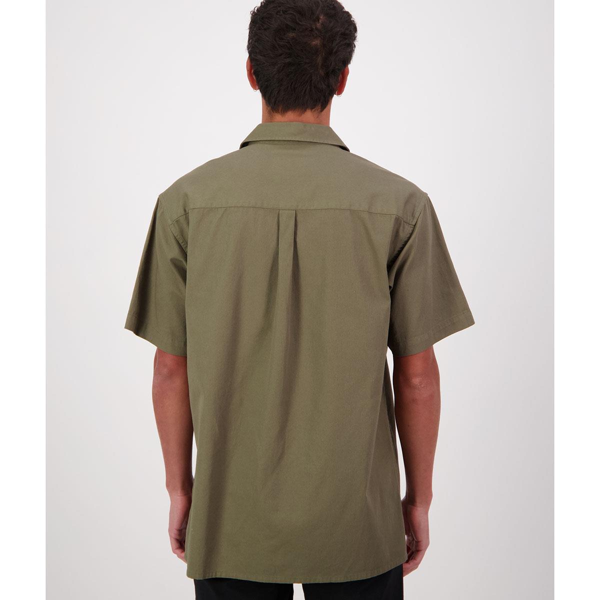 Clover Swanndri Mens Fundamentals S/S Work Shirt Back