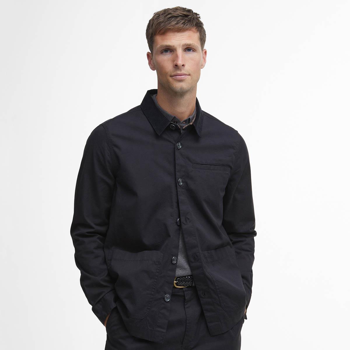 Barbour Mens Cole Tailored Fit Poplin Overshirt