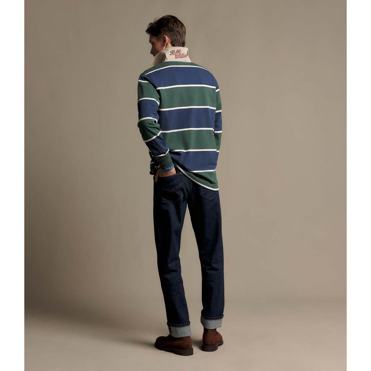 R.M. Williams Mens Balmain Stripe Rugby Top