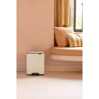 White Brabantia Bo Pedal Bin 12 Litre Lifestyle