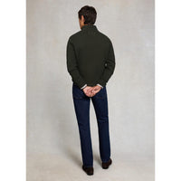 Racing Green Holland Cooper Mens Sporting Goods Quarter Zip Henley Back