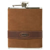 Walnut Dubarry Rugby Leather Hip Flask