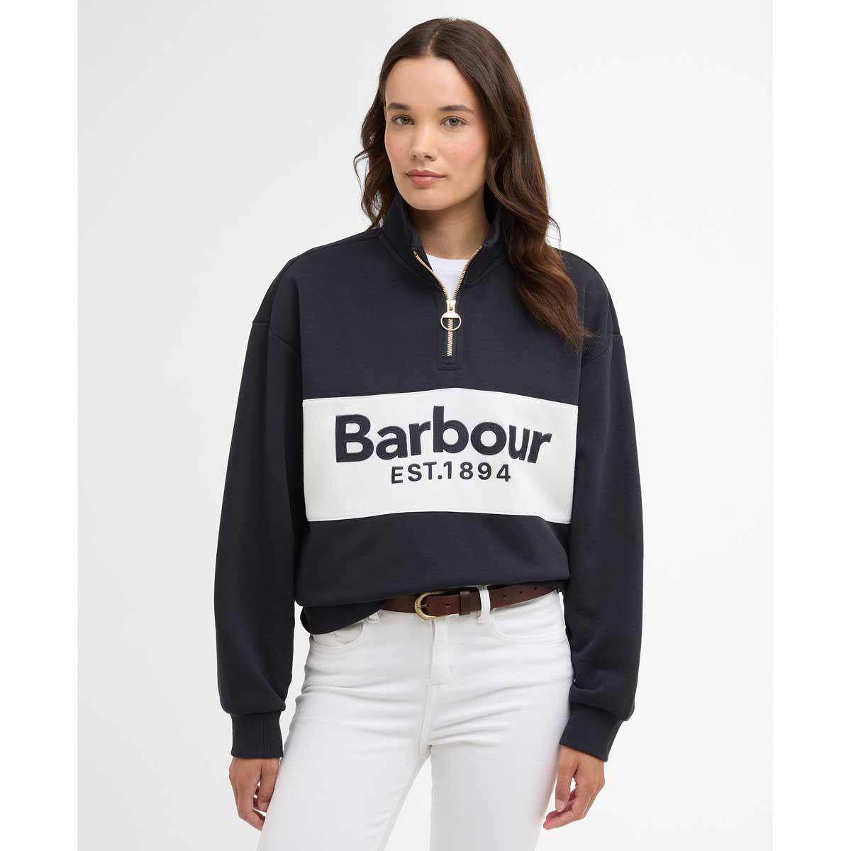Barbour Womens Zaria Half Zip Sweatshirt