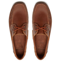 Tan Chatham Mens Whitstable Boat Shoes Top