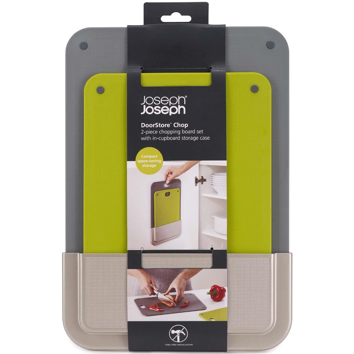Grey Joseph Joseph DoorStore Chop 2 Piece Set BOX