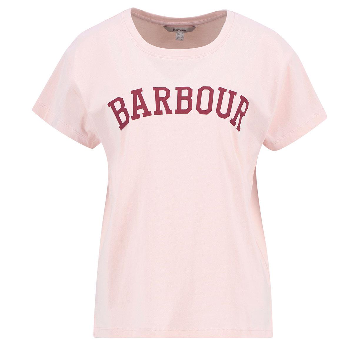 Pink Blush Barbour Womens Northumberland Classic T-Shirt
