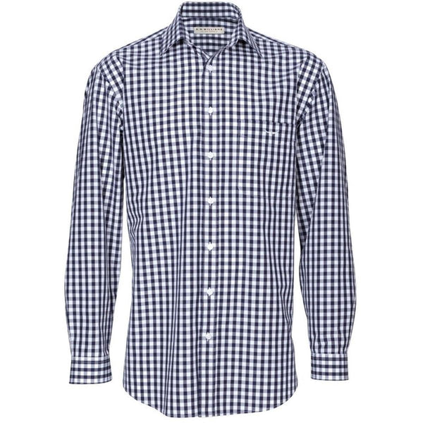 Navy/White R.M. Williams Mens Collins Shirt