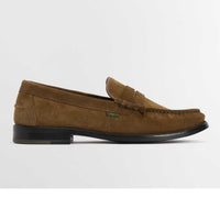 Barbour Linford Loafer brown suede side