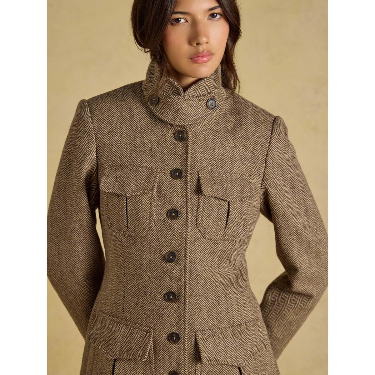 Joules Womens Saddlebury Tweed Jacket