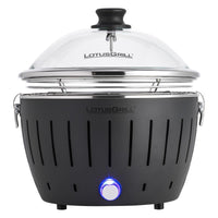 Glass Hood on Grill